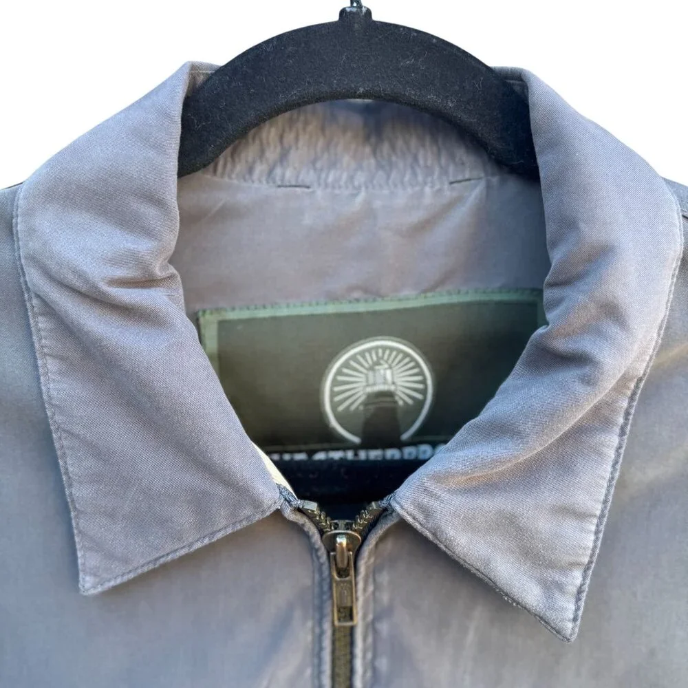 Weatherproof Lightweight Workwear Bomber Harrington Jacket Gray Mens XL Dad Core